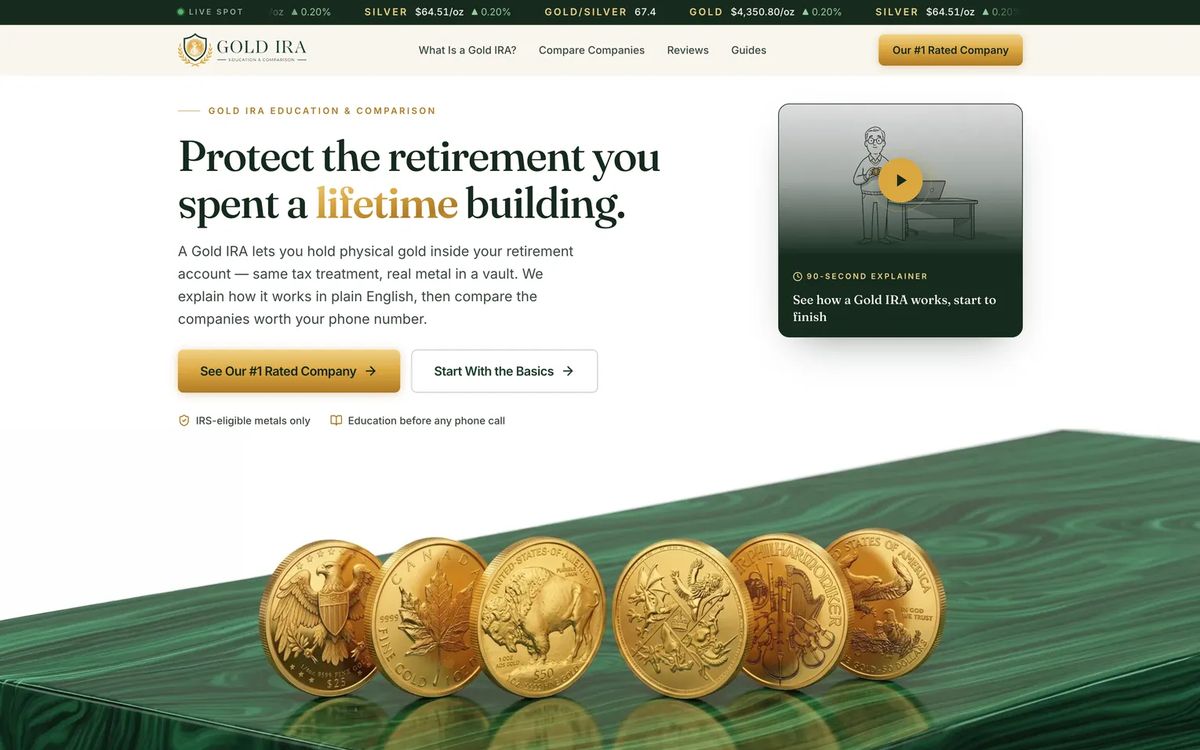 Gold IRA website